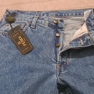 Fendi Straight Leg Jeans